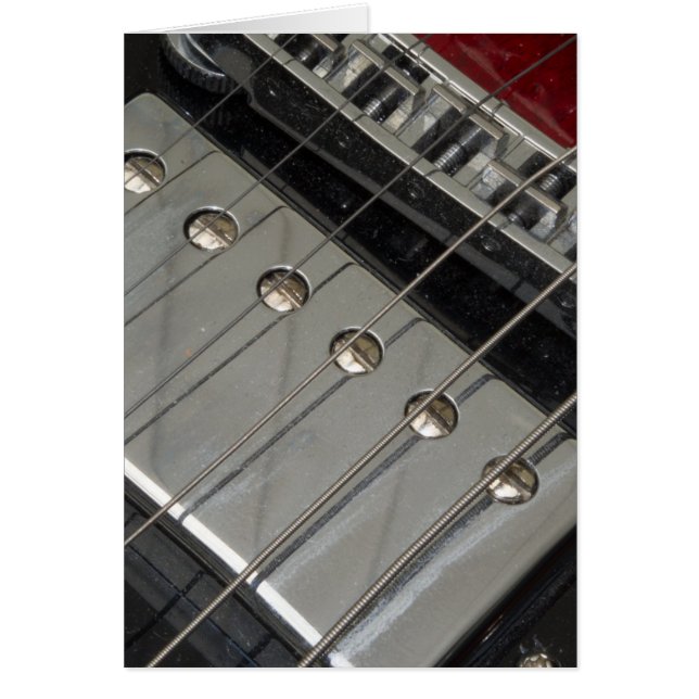 Electric Guitar Bridge, Strings (Front)