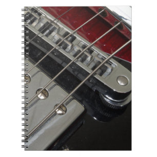 Electric Guitar Bridge, Strings Notebook