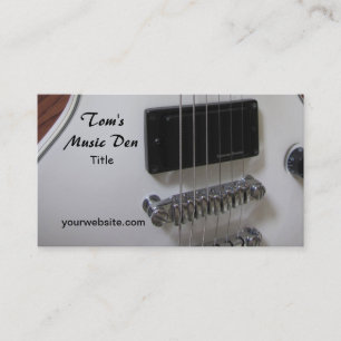 Electric Guitar Business Card
