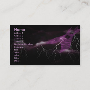Electric Guitar Business Card