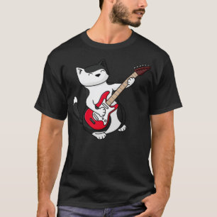 Electric Guitar Cat T-Shirt