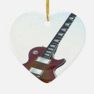 Electric Guitar Ceramic Tree Decoration