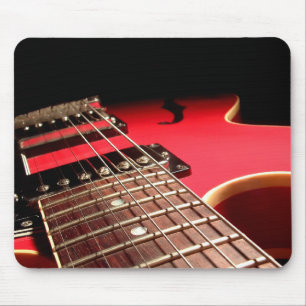 Electric Guitar Close Up - Original Red Mouse Mat