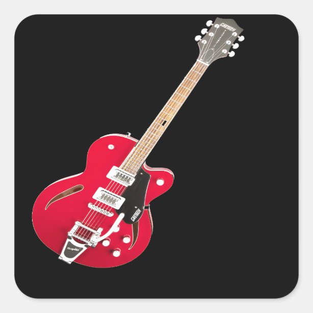 Electric Guitar Stickers & Labels Zazzle UK