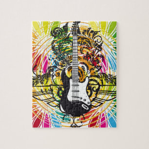 Electric Guitar design Jigsaw Puzzle