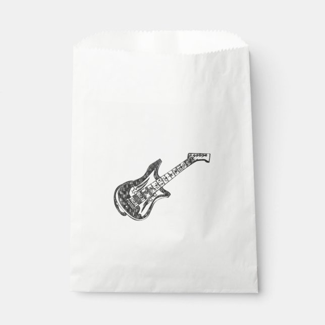 Electric Guitar Favour Bags (Front)