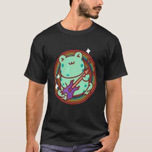 Electric Guitar Frog for Guitarist Music Artist Sp T-Shirt