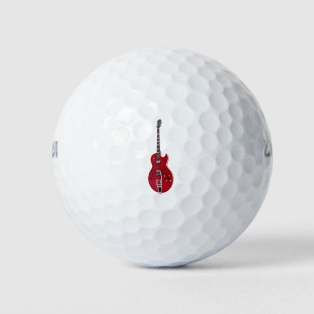 Electric Guitar Golf Balls (Front)