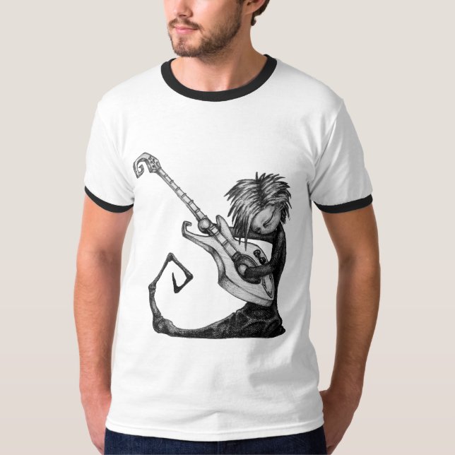 Electric Guitar Hex T T-Shirt (Front)