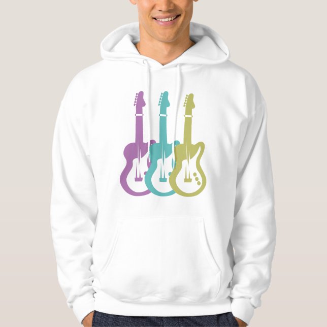 electric guitar hoodie (Front)