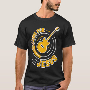 Electric Guitar Jesus Guitar Player Christian Guit T-Shirt