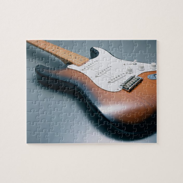 Electric Guitar Jigsaw Puzzle Zazzle.co.uk