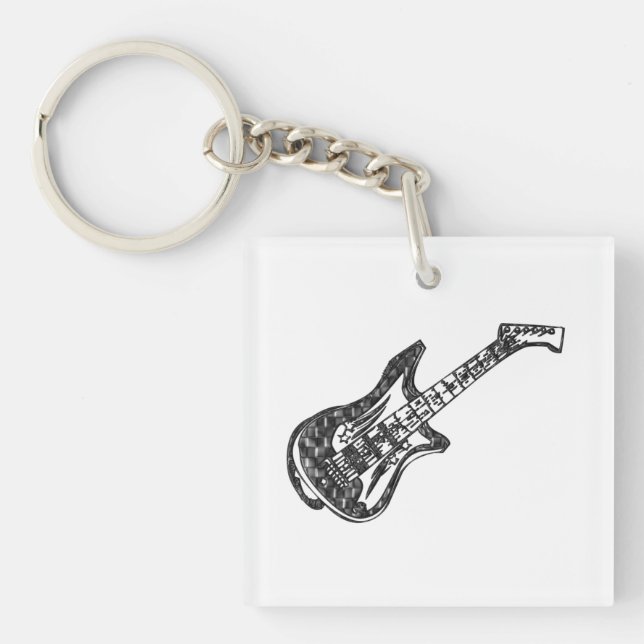Electric Guitar Key Ring (Front)