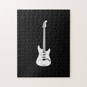 Electric Guitar Med Guitarist Musician Player Jigsaw Puzzle