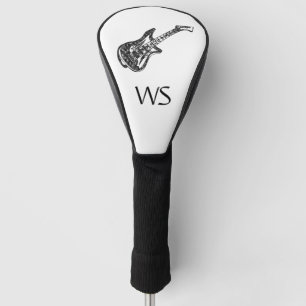 Electric Guitar Monogram Golf Head Cover
