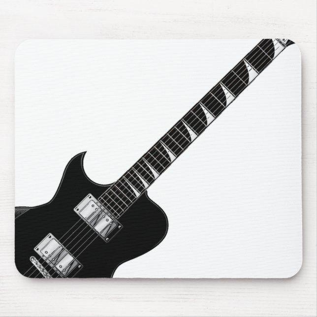 Electric Guitar Mouse Mat (Front)
