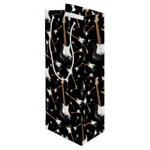 Electric Guitar Musician Music Teacher Wine Gift Bag