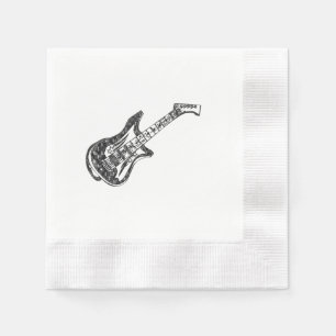 Electric Guitar Napkin