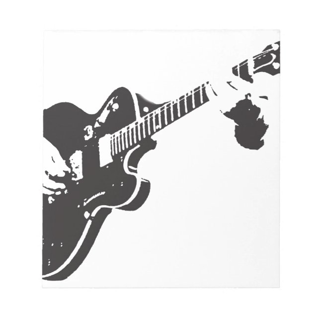 Electric Guitar Notepad (Front)