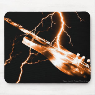 ELECTRIC GUITAR orange Mouse Mat