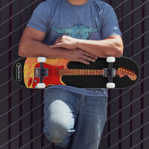 Electric Guitar Personalised Skateboard