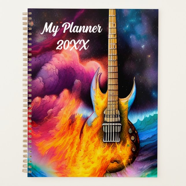 Electric Guitar  Planner (Front)