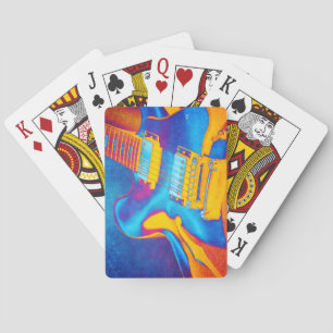 Electric Guitar Playing Cards