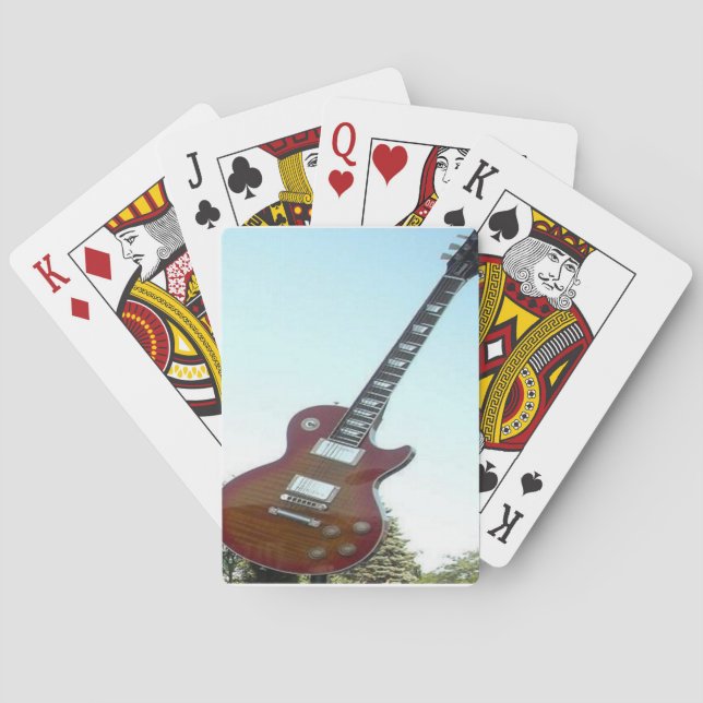 Electric Guitar Playing Cards (Back)