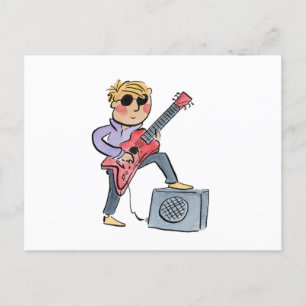 Electric Guitar Postcard