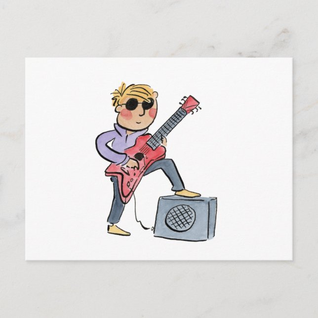 Electric Guitar Postcard (Front)