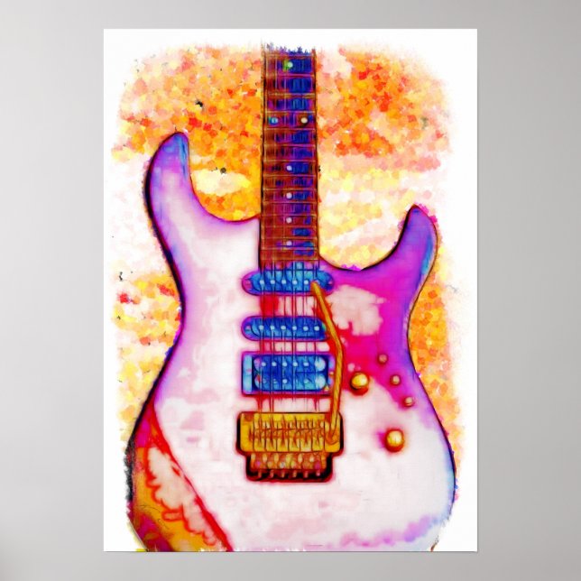 Electric Guitar Poster (Front)