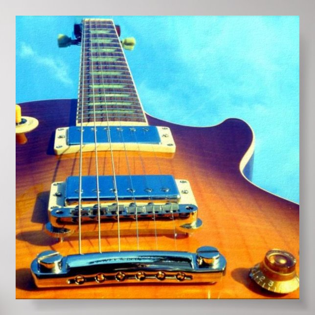 electric guitar poster (Front)
