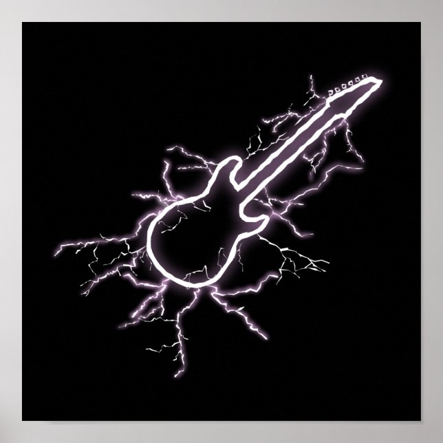 Electric Guitar Poster (Front)