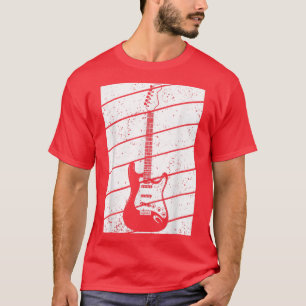 Electric Guitar Retro Acoustic Guitarist Vintage G T-Shirt