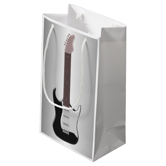 Electric Guitar Small Gift Bag (Back Angled)