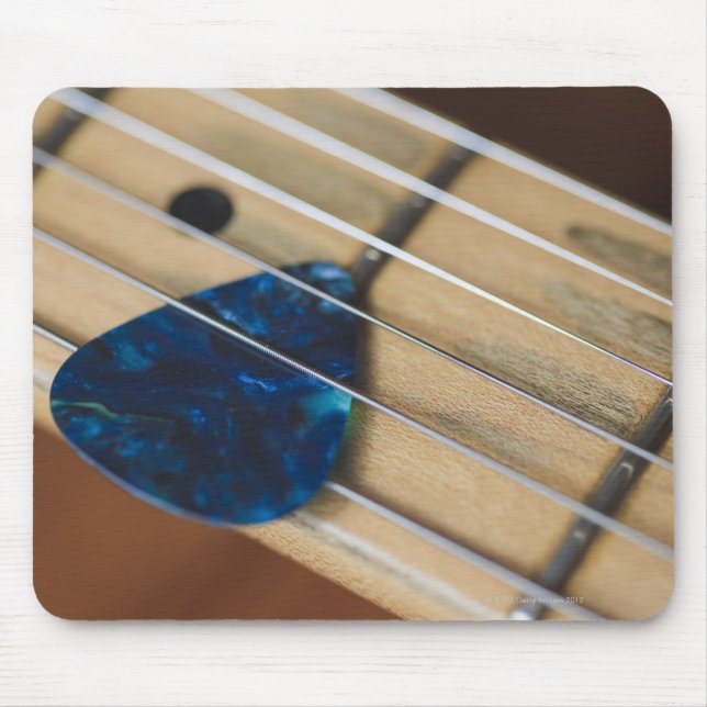 Electric Guitar Strings Mouse Mat (Front)