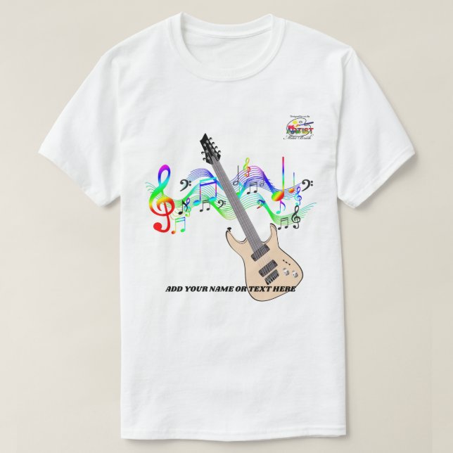 Electric Guitar T-Shirt (Design Front)