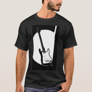 Electric Guitar Trendy Pop Art Modern Template T-Shirt