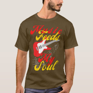 Electric Guitar tshirt,Music Is My Life,Guitarist T-Shirt