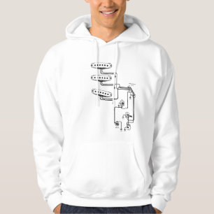 electric guitar wiring diagram hoodie