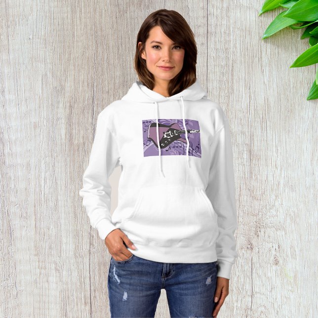 Electric Guitar Womens Hoodie (Creator Uploaded)