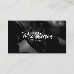Electric Guitarist Musician Business Card