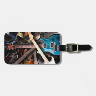 Electric Guitars Concept Luggage Tag