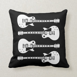 Electric Guitars Graphic Cushion