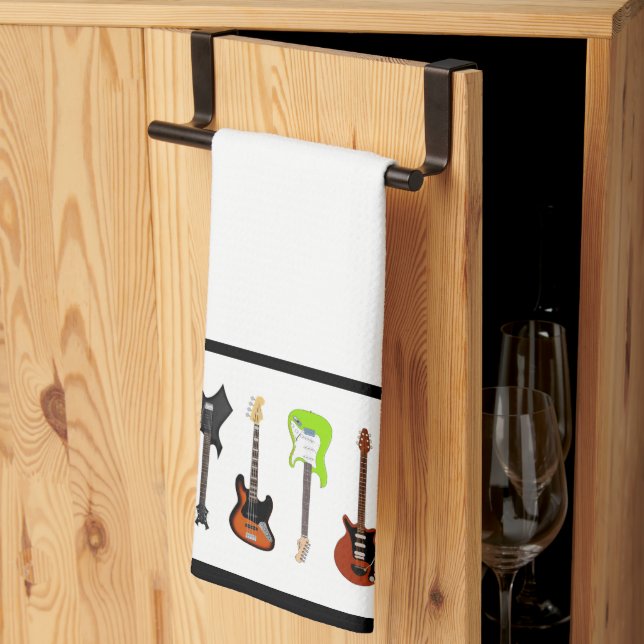 Electric Guitars Towel (Thirds Fold)