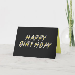 Electric Happy Birthday Card
