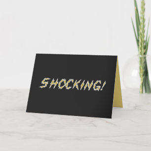 Electric Happy Birthday Humour Card
