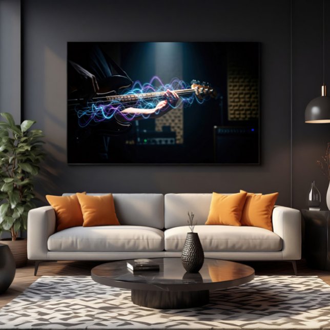 Electric Harmony Canvas Print (Creator Uploaded)