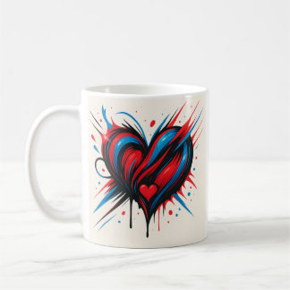 “Electric Heart Mug – Sip with Passion”