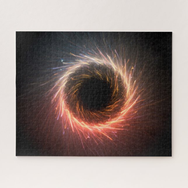 Electric Holy Unknown Black Hole in Universe Jigsaw Puzzle (Horizontal)